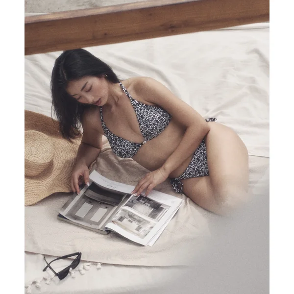Haut de bikini triangle Lobos - Noir