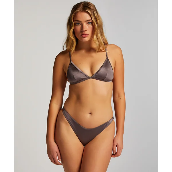Haut de bikini triangle Luna - Gris