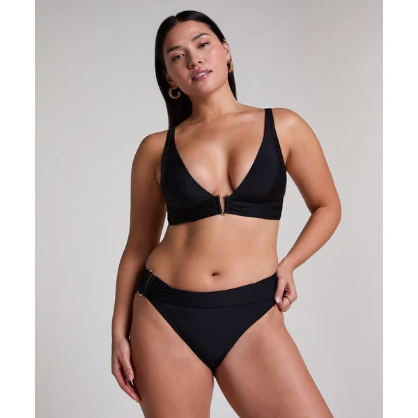 Haut de bikini triangle Luna - Noir