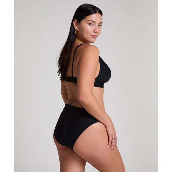 Haut de bikini triangle Luna - Noir