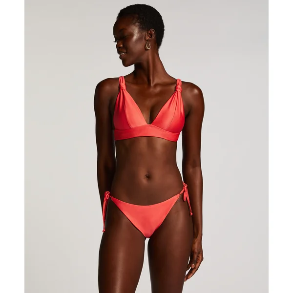 Haut de bikini triangle Luxe - Rouge