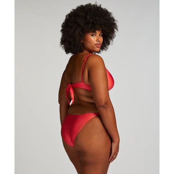 Haut de bikini triangle Luxe - Rouge