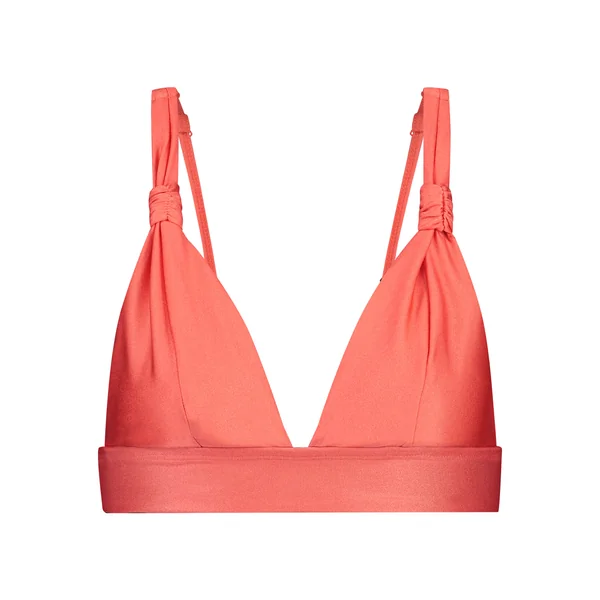 Haut de bikini triangle Luxe - Rouge