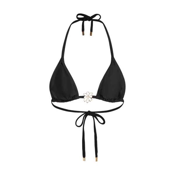 Haut de bikini triangle Yucatan - Noir
