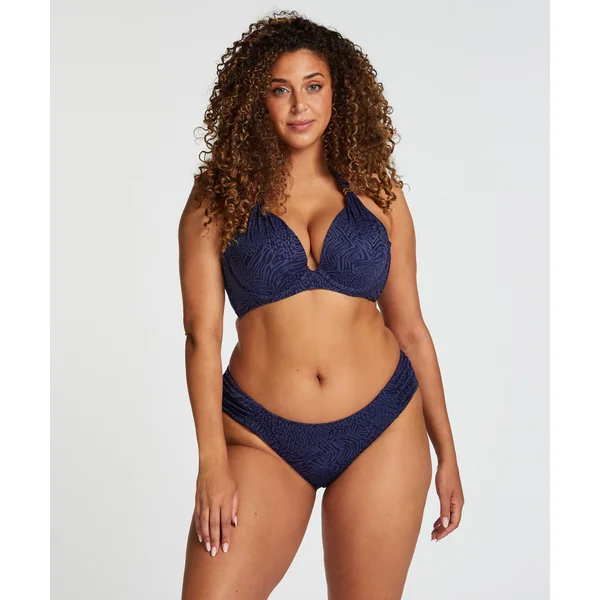 Haut de bikini à armatures à effet push-up préformé Kai - Bleu