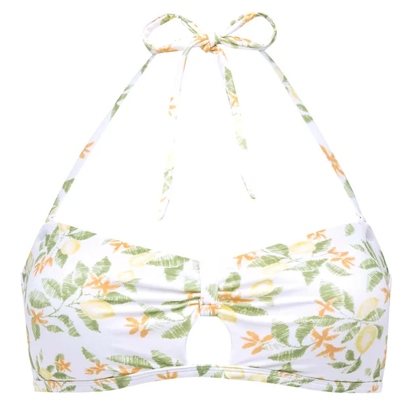 Haut de maillot de bain bandeau blanc Menton