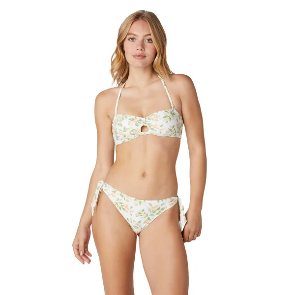 Haut de maillot de bain bandeau blanc Menton
