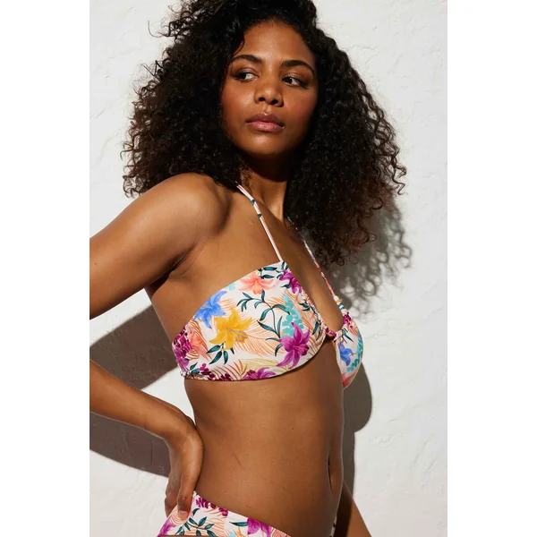 Haut de maillot de bain bandeau bretelles multipositions