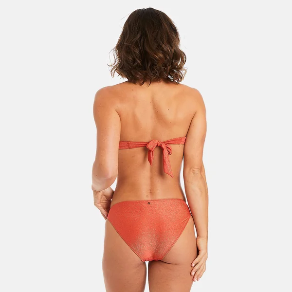 Haut de maillot de bain bandeau orange Maui