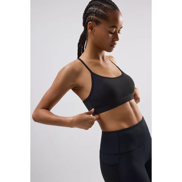 Haut de sport respirant support rétro-éclairé noir
