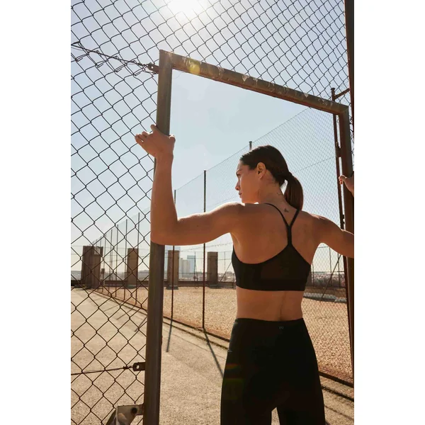 Haut de sport respirant support rétro-éclairé noir