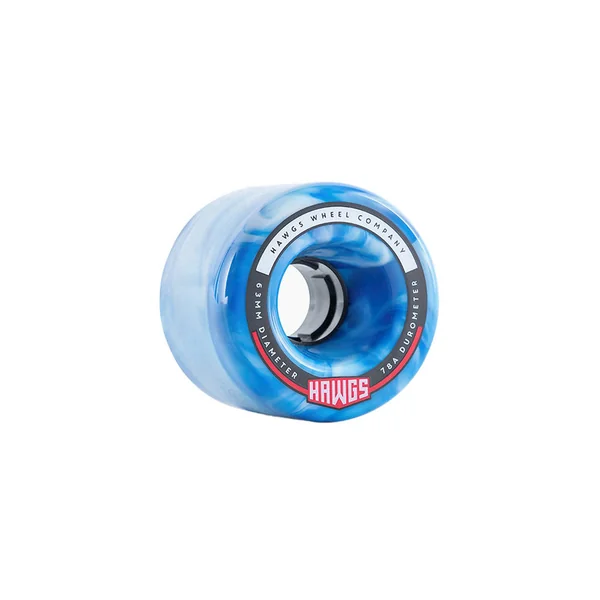 HAWGS WHEELS (JEU DE 4) 63MM FATTY 78A SKY BLUE SWIRL