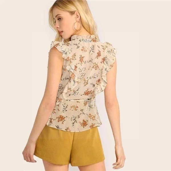 Hippie floral blouse