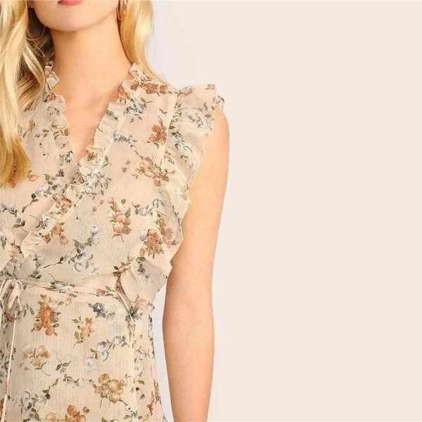 Hippie floral blouse