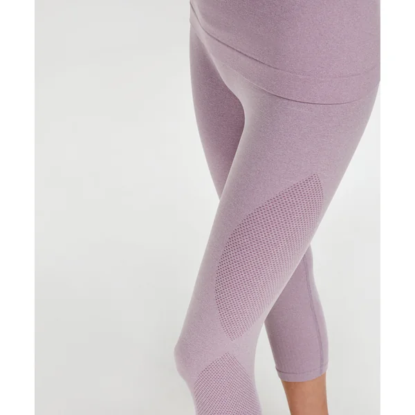 HKMX high waist capri roundknit - Violet