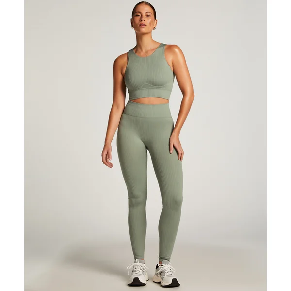 HKMX Soutien-gorge de sport sans couture - Vert