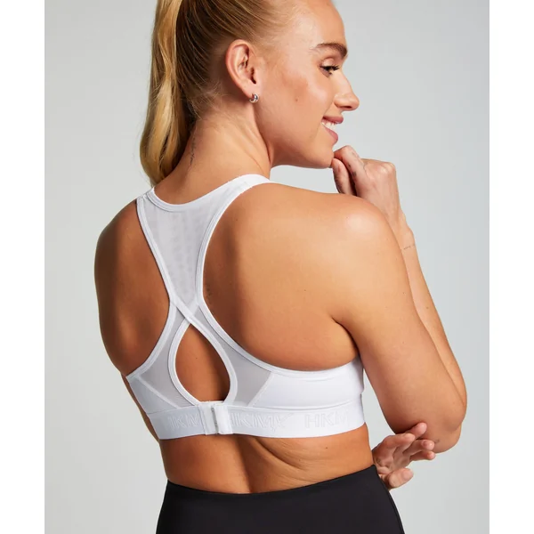 HKMX Soutien-gorge de sport The All Star Maintien niveau 2 - Blanc