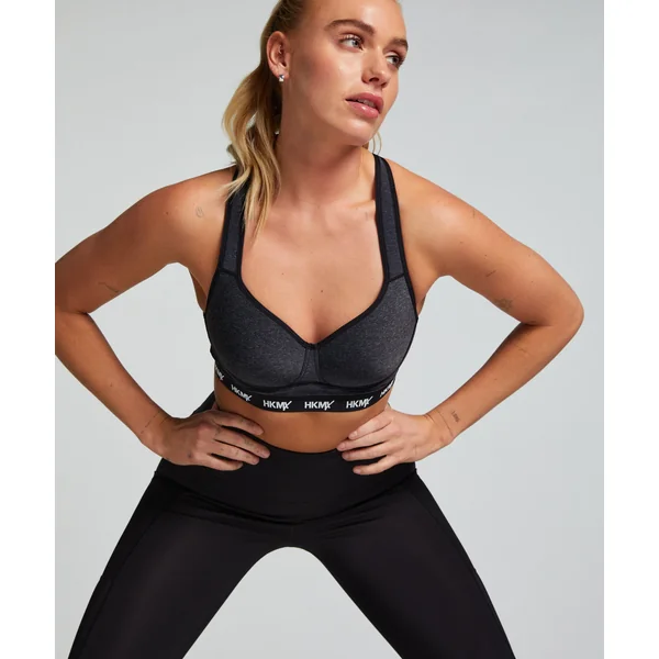 HKMX Soutien-gorge de sport The All Star Maintien niveau 2 - Gris