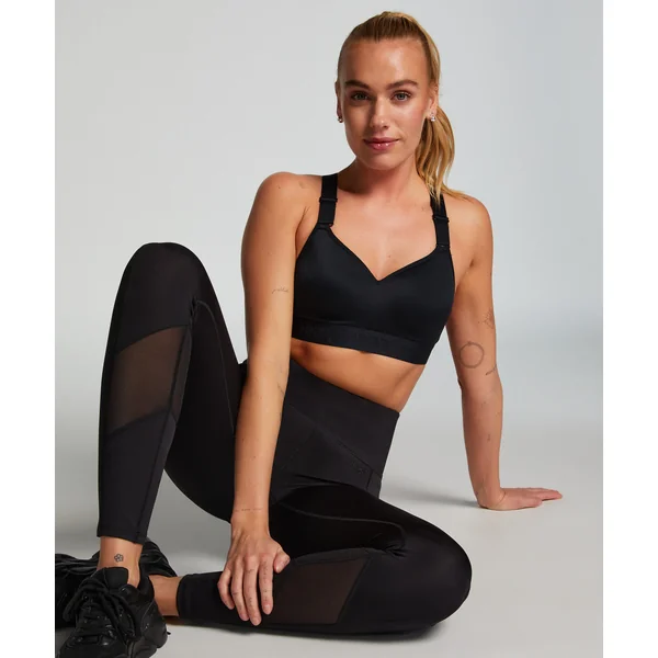 HKMX Soutien-gorge de sport The All Star Maintien niveau 2 - Noir