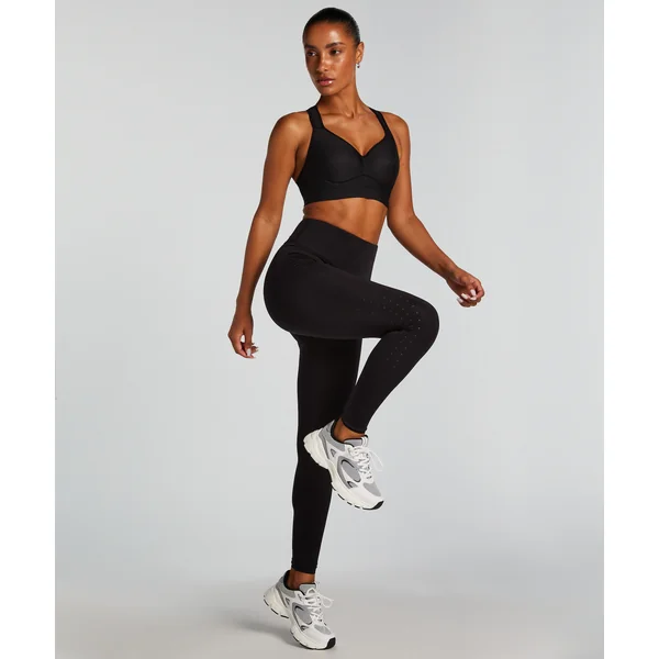 HKMX Soutien-gorge de sport The All Star Maintien niveau 2 - Noir