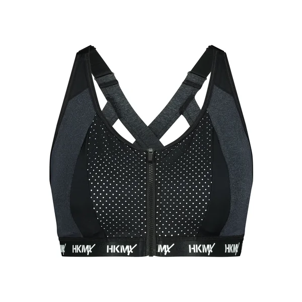 HKMX Soutien-gorge de sport The Pro Maintien niveau 3 - Gris