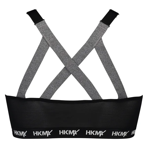 HKMX Soutien-gorge de sport The Pro Maintien niveau 3 - Gris