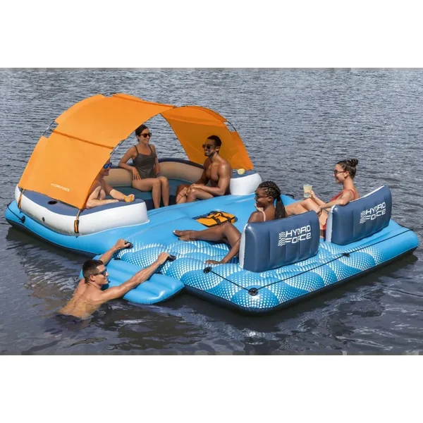 Ile gonflable 6 personnes lac ou rivière Festive Tropical Breeze