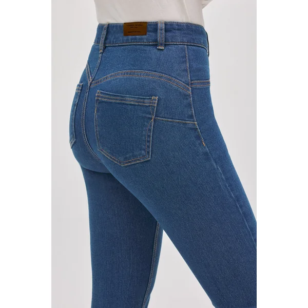 Jean bleu effet push-up