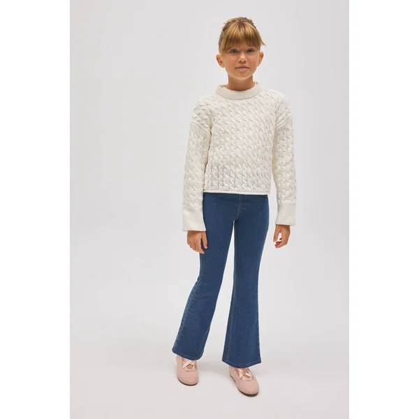 Jeans évasés pour filles