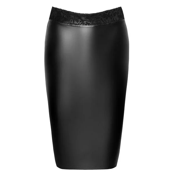 Jupe duo dentelle-wetlook