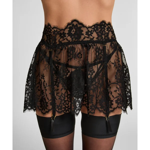 Jupe en dentelle - Noir