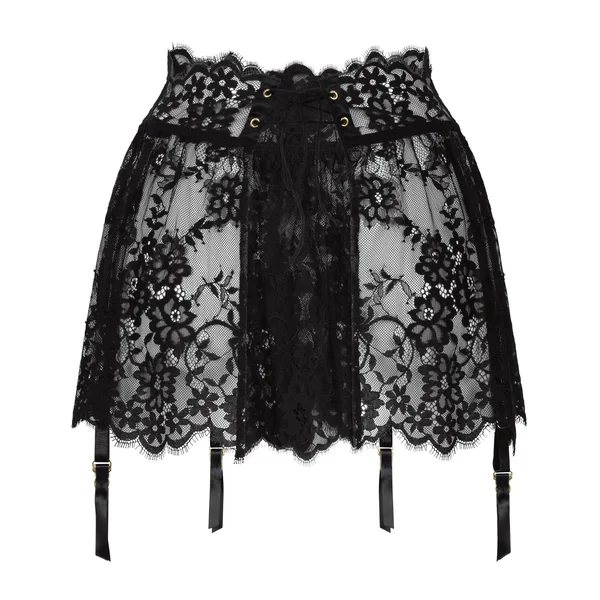 Jupe en dentelle - Noir