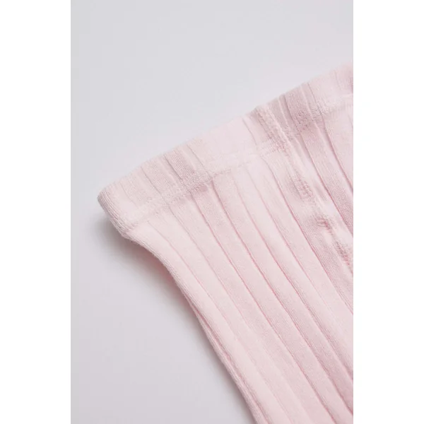 Justaucorps côtelé rose pâle