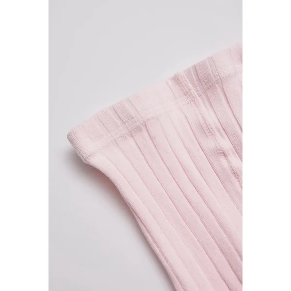 Justaucorps côtelé rose pâle