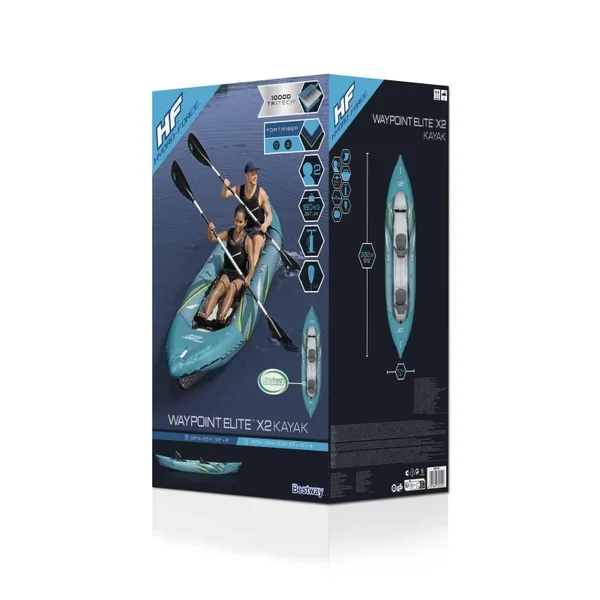 Kayak gonflable 2 places Waypoint Elite X2 382 cm