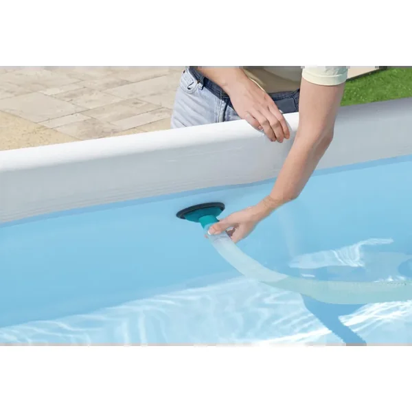 Kit entretien piscine Deluxe avec skimmer, aspirateur et épuisette