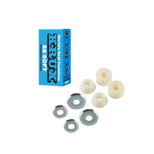 KRUX BUSHINGS (JEU DE 4) WORLDS BEST CUSHIONS SOFT (88A)