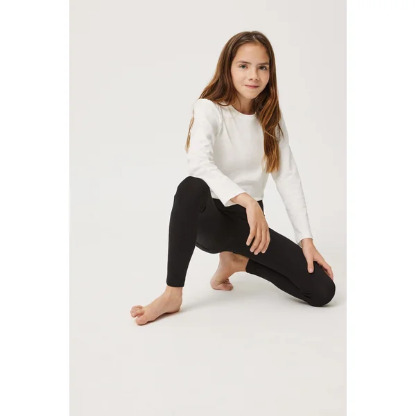 Legging basique fille noir
