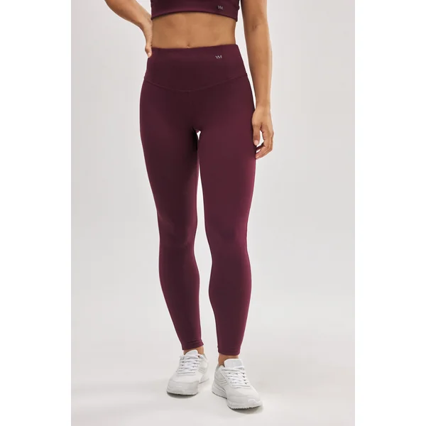Legging de sport effet push-up bordeaux