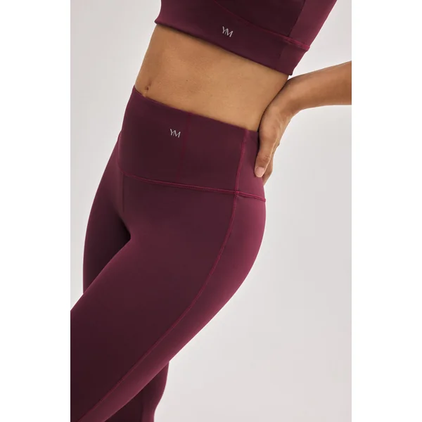 Legging de sport effet push-up bordeaux