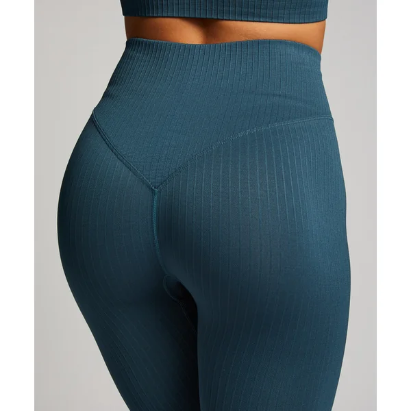 Legging de sport sans coutures taille haute HKMX - Vert