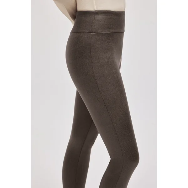 Legging effet métallisé anthracite