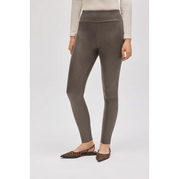 Legging effet métallisé anthracite