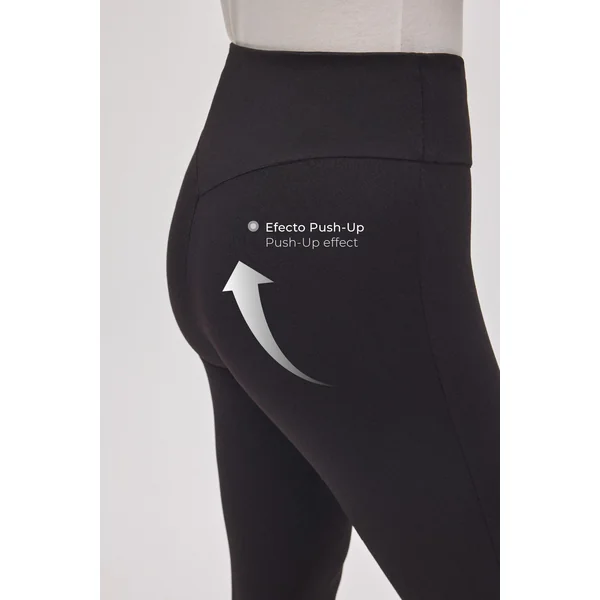 Legging évasé noir effet push-up