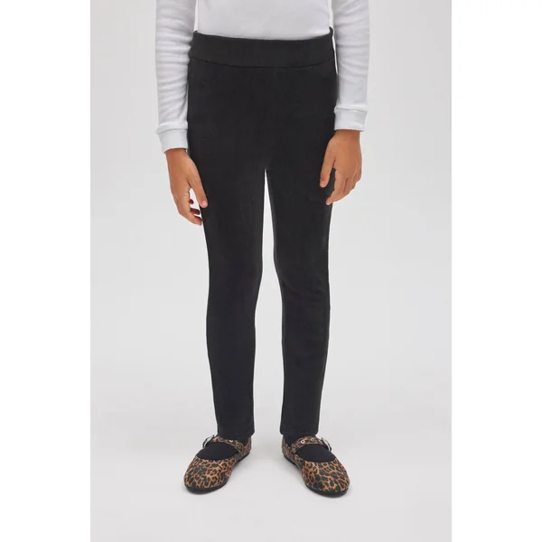 Leggings côtelés en polaire ultra-thermique pour femmes et filles | Mini collection