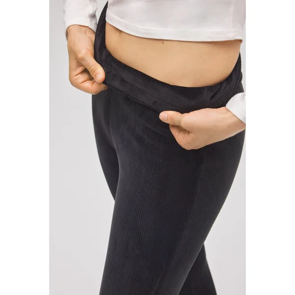 Leggings côtelés en polaire ultra-thermique pour femmes et filles | Mini collection
