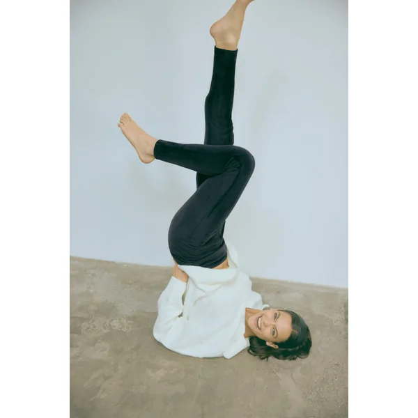 Leggings côtelés en polaire ultra-thermique pour femmes et filles | Mini collection
