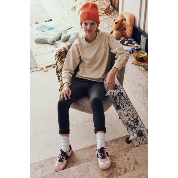 Leggings côtelés en polaire ultra-thermique pour femmes et filles | Mini collection