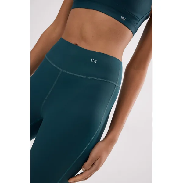 Leggings vert bouteille à effet push-up et compression