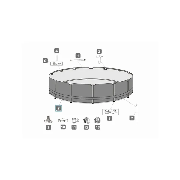 Liner pour piscine Power Steel - 671 x 132 cm